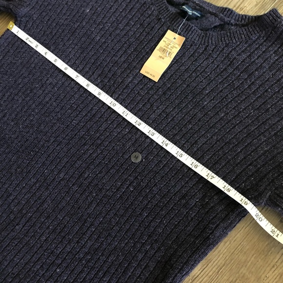 New American Eagle ribbed sweater with back slit and bell sleeves - Picture 6 of 11